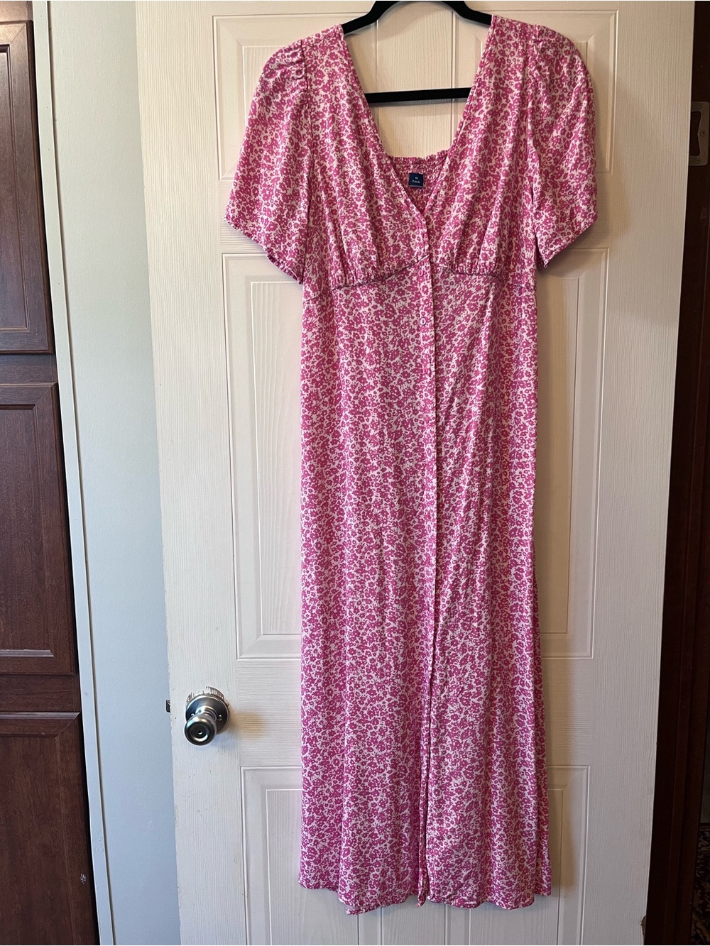 Old Navy Pink Floral Maxi Dress